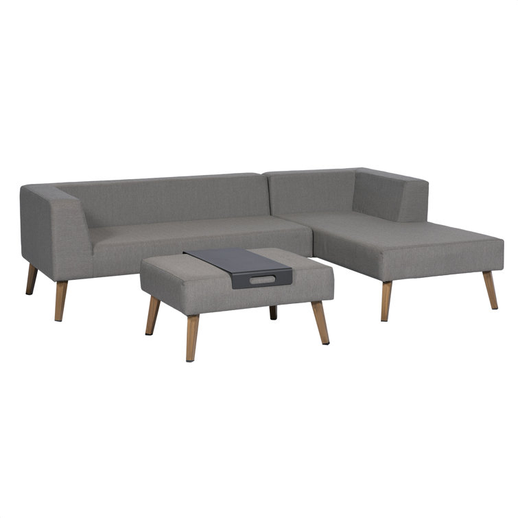 Monkey Patio Mendocino Metal 4 Person Seating Group with Cushions Wayfair.ca